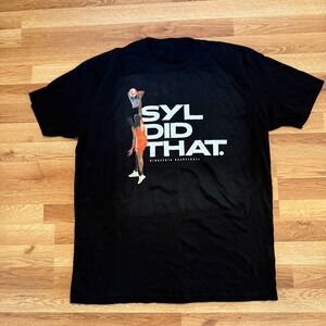 Sylvia Fowles "Syl Did That" Minnesota Lynx T-Shirt XL Black WNBA Legend Vintage